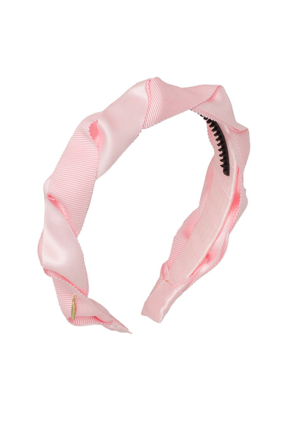 Twisted Duo Headband - Powder Pink