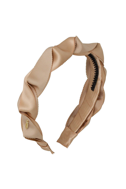 Twisted Duo Headband - Tan