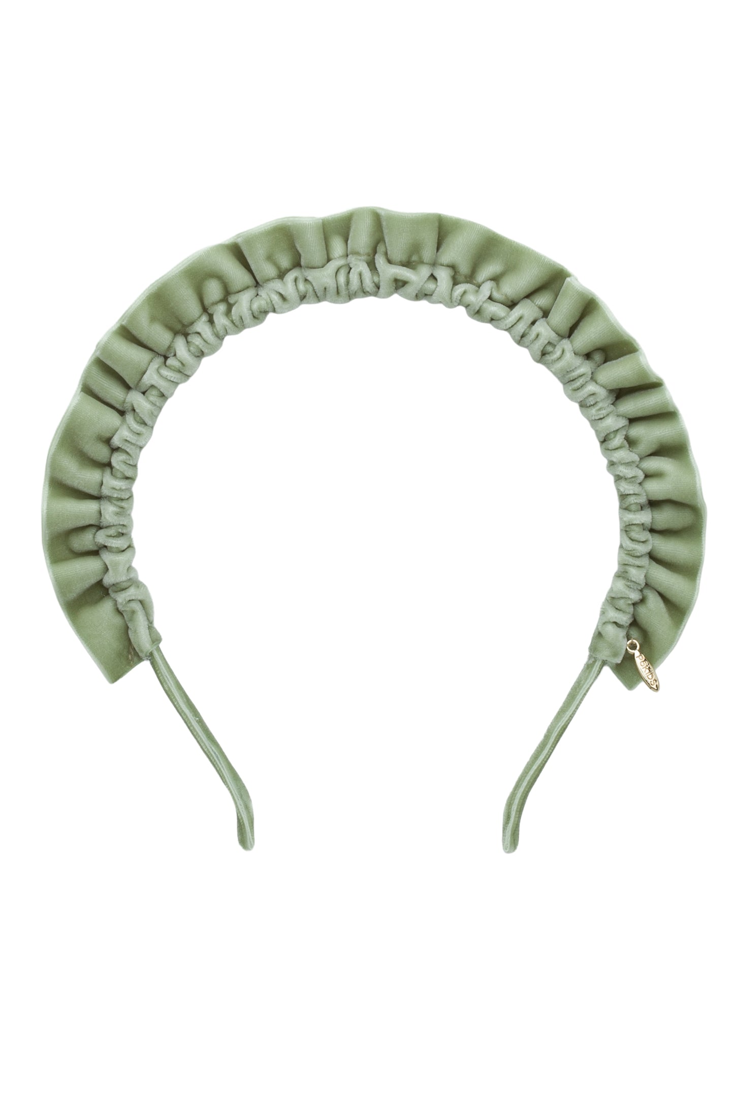Tutu Velvet Headband - Antique Green