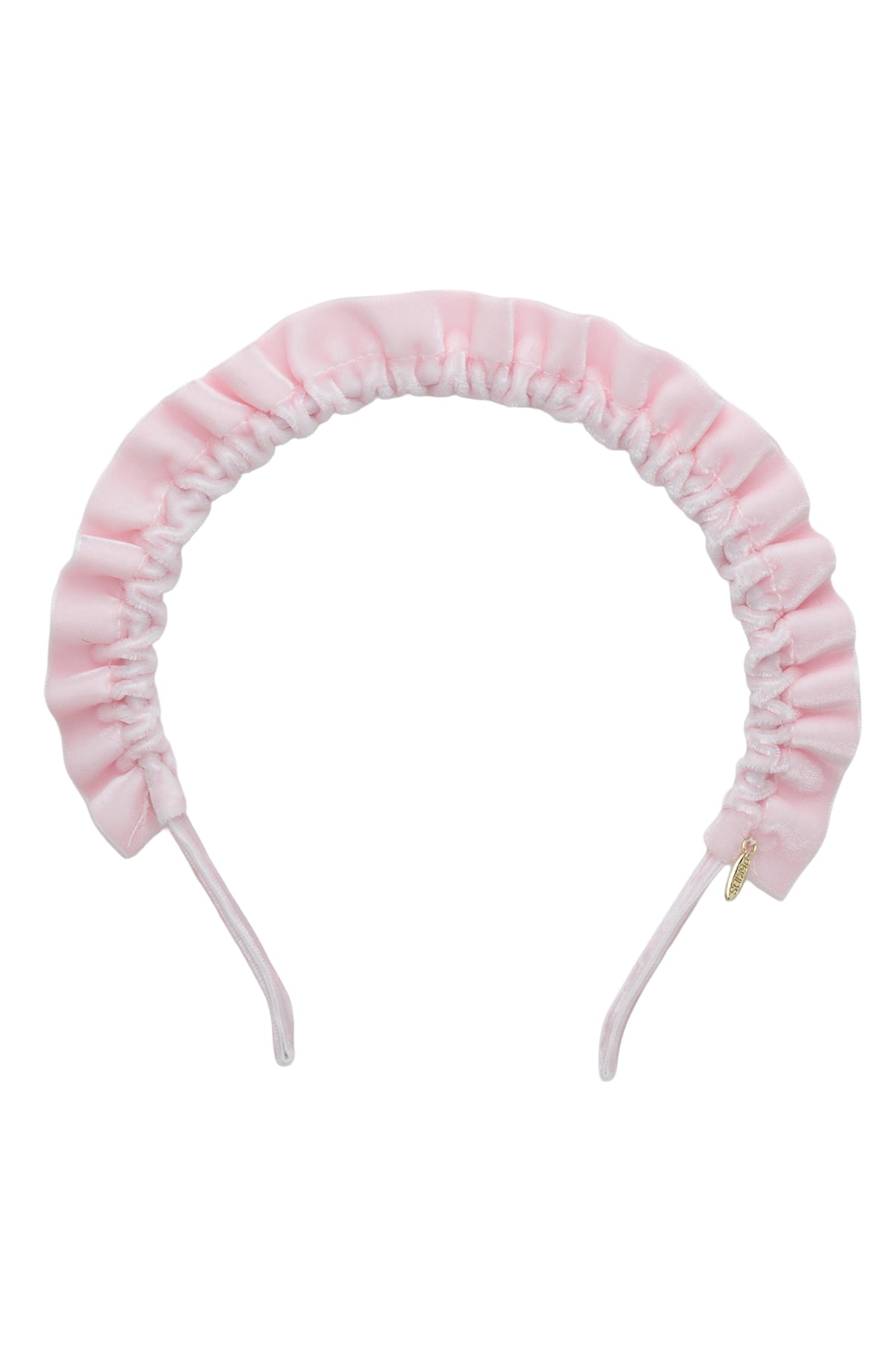 Tutu Velvet Headband - Baby Pink