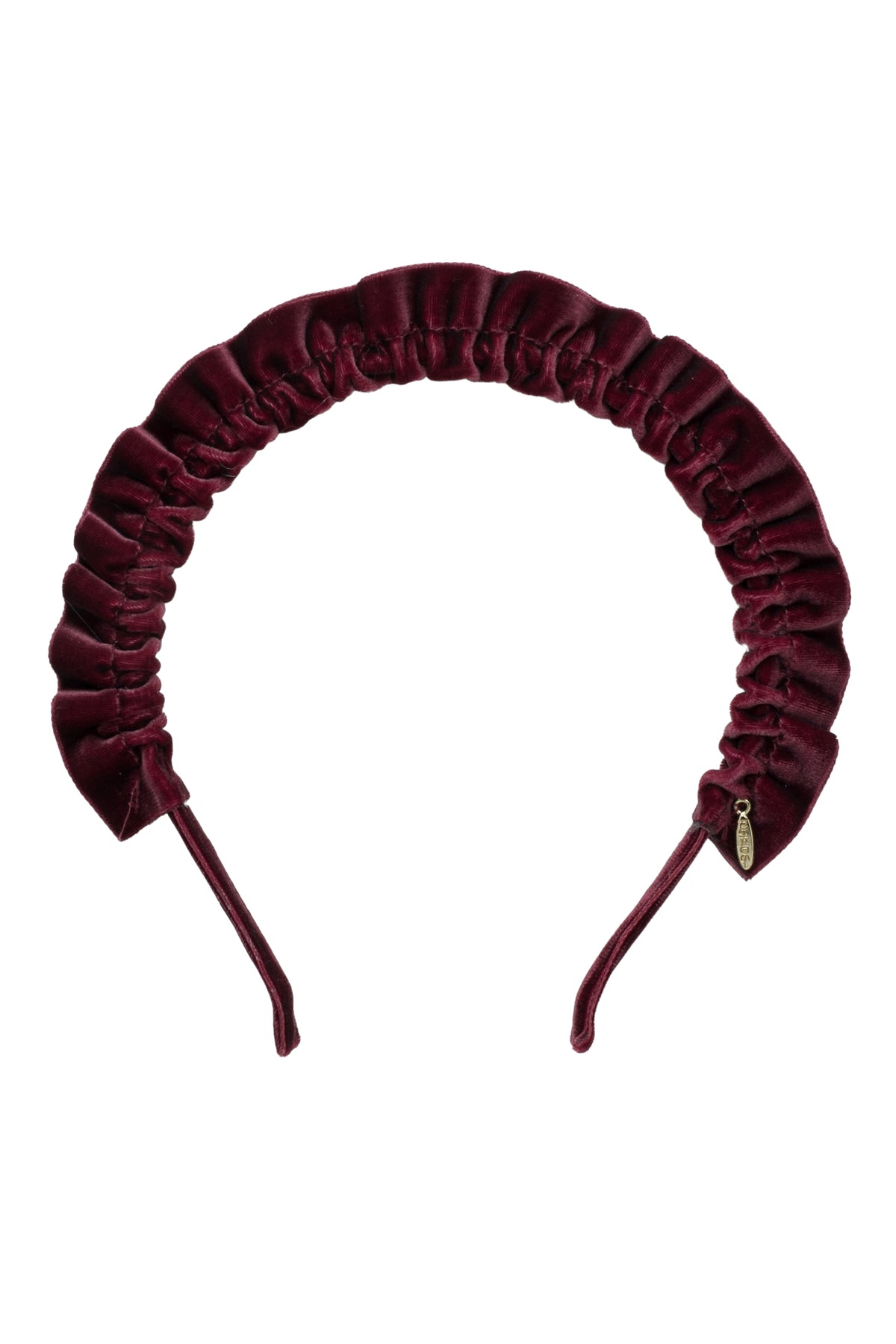 Tutu Velvet Headband - Burgundy Wine