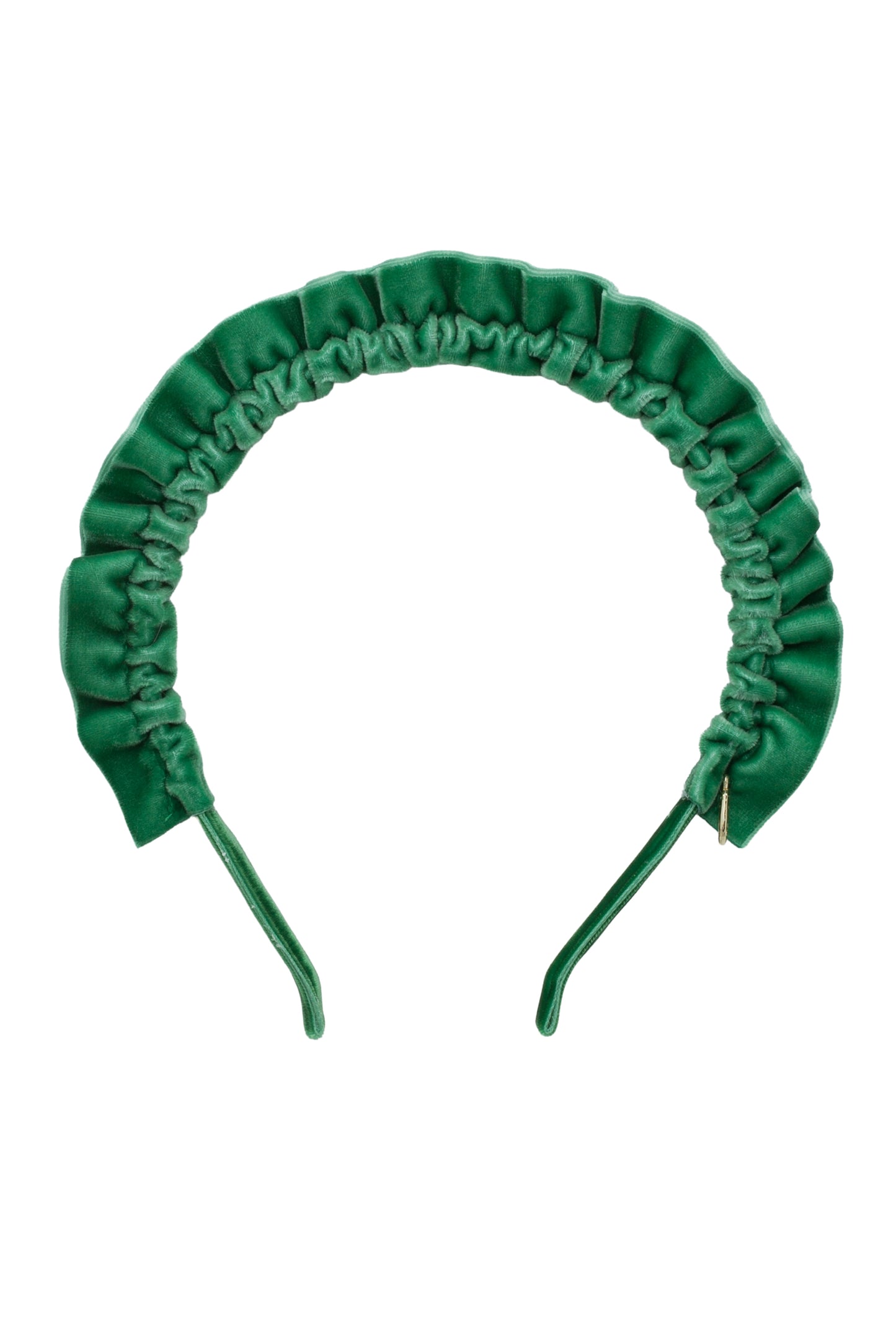Tutu Velvet Headband - Emerald Green
