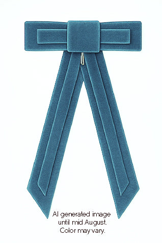 Rebecca Velvet Clip - Denim