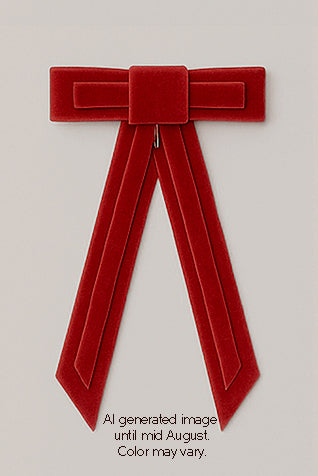 Rebecca Velvet Clip - Red