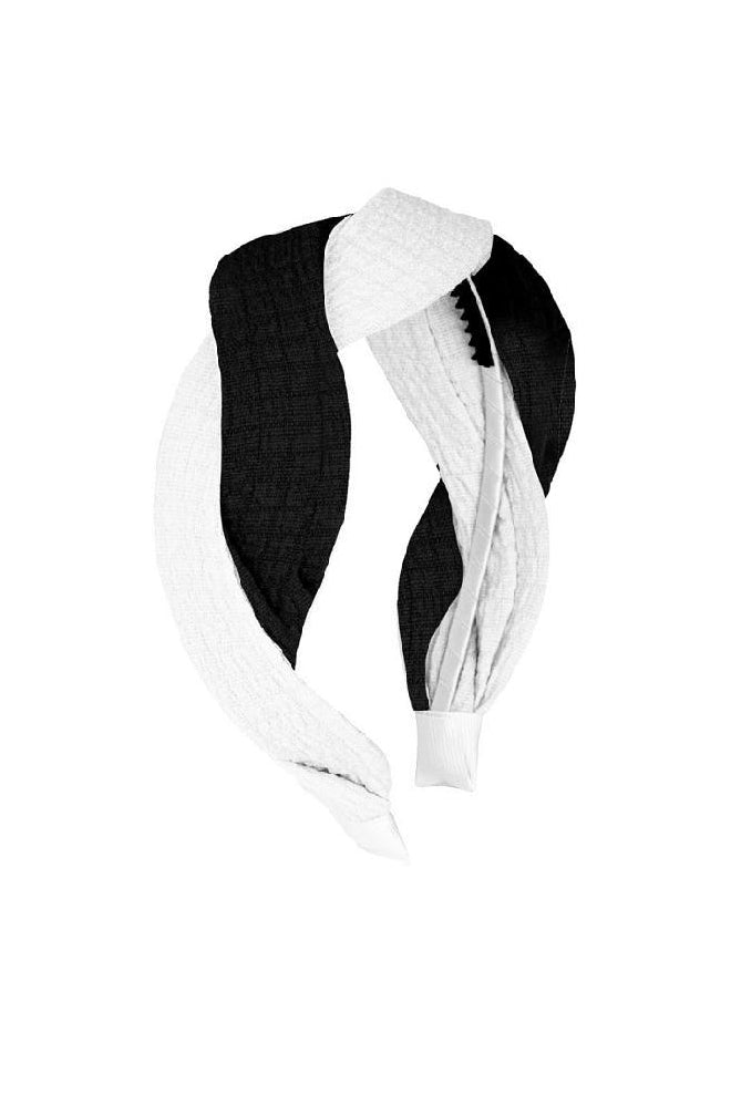 Octagon Headband - Black/White