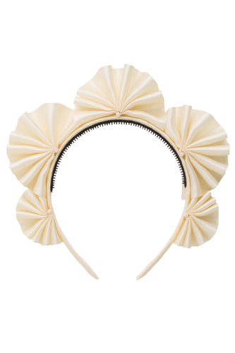 Accordion Headband - Ivory