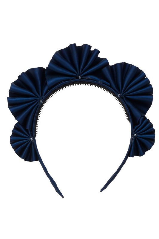 Accordion Headband - Navy