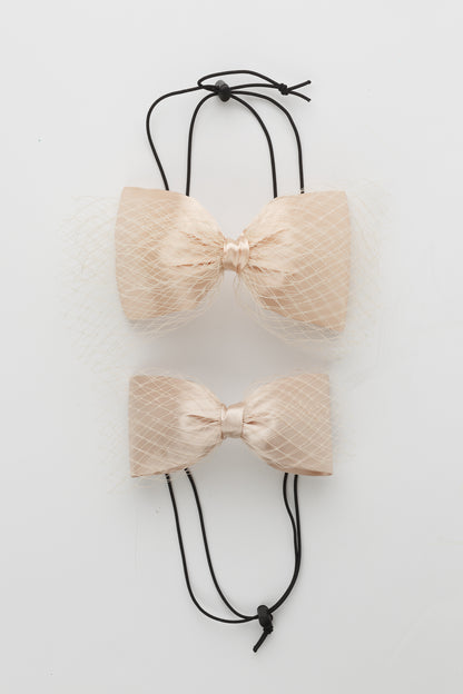 Avant Garde Bow Petit - Tan Champagne