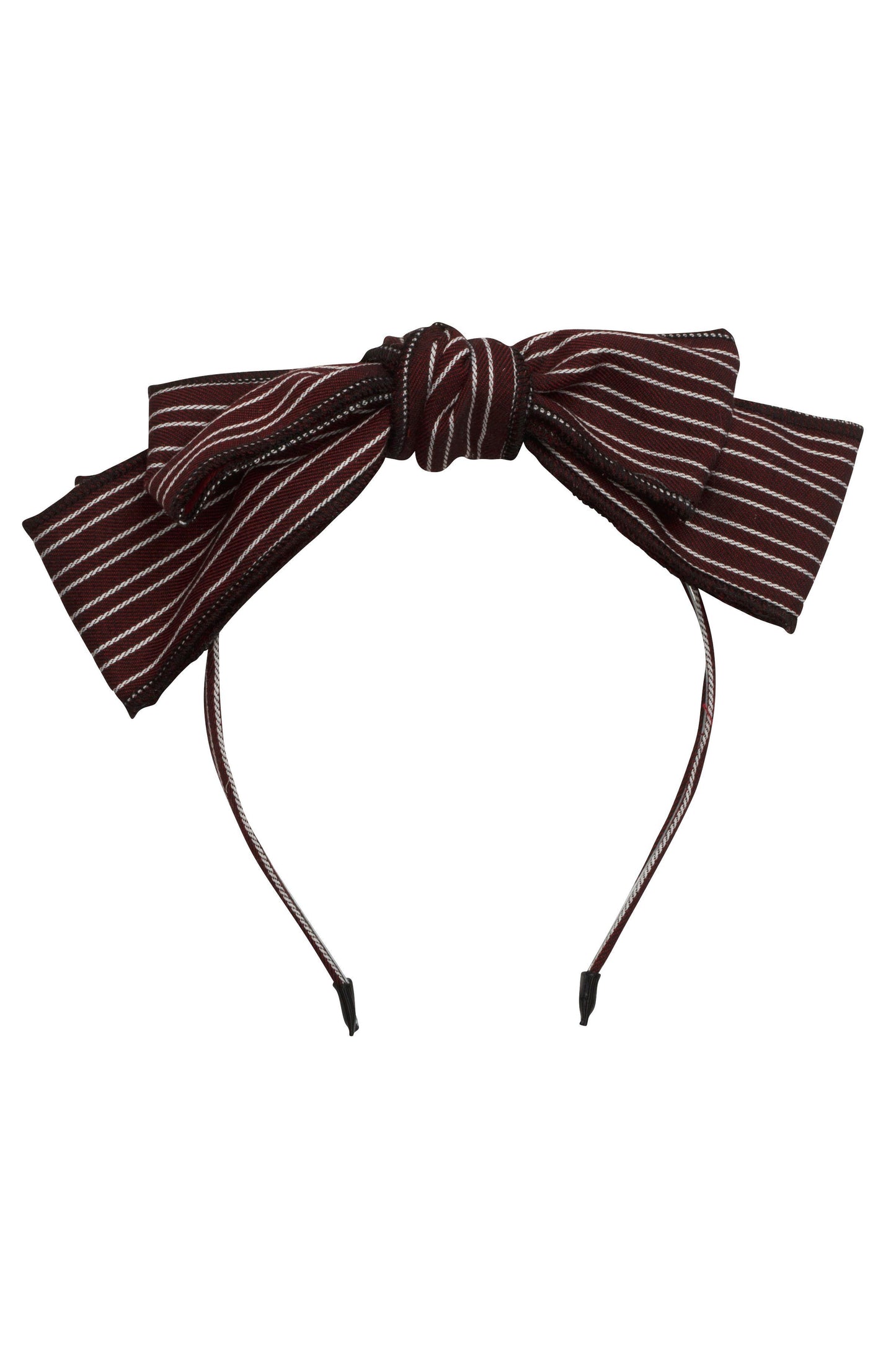 Striped Baby Doll - Burgundy