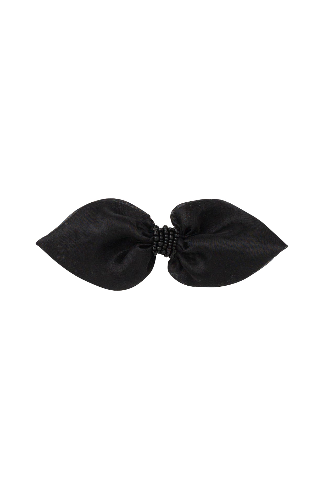 Ballroom Tapered Clip/Bowtie - Black Organza