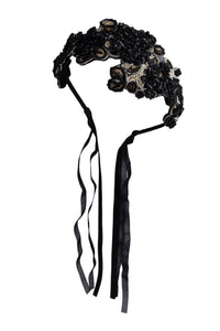 Blooming Icicles Headband - Black