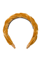 Coronation Day Headband - Gold Velvet
