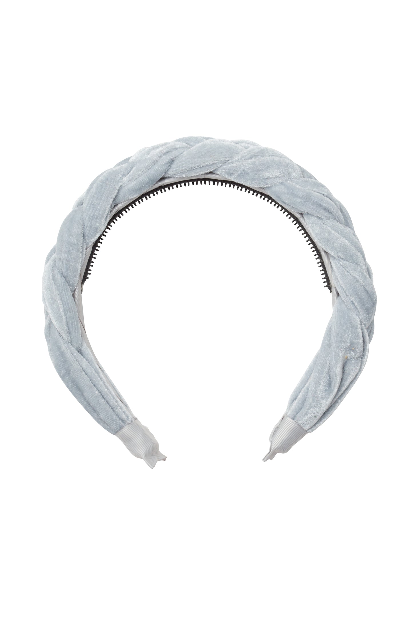 Coronation Day Headband - Light Blue Velvet