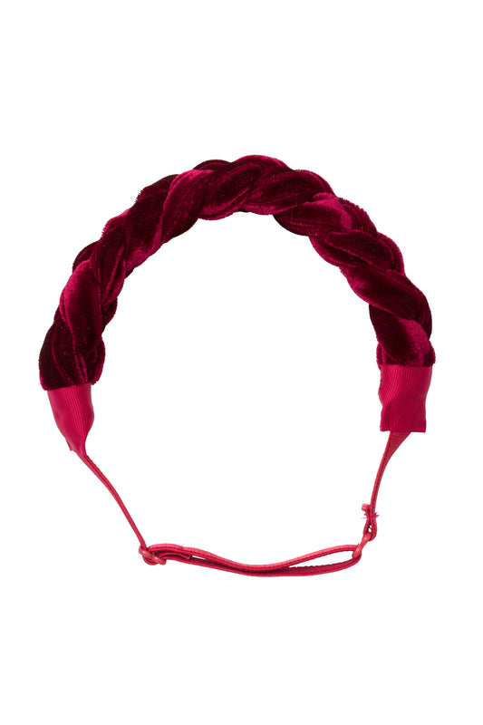 Coronation Day Wrap - Burgundy Velvet