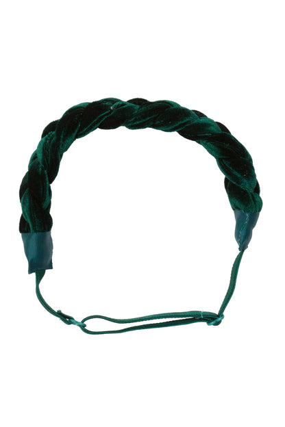 Coronation Day Wrap - Hunter Green Velvet