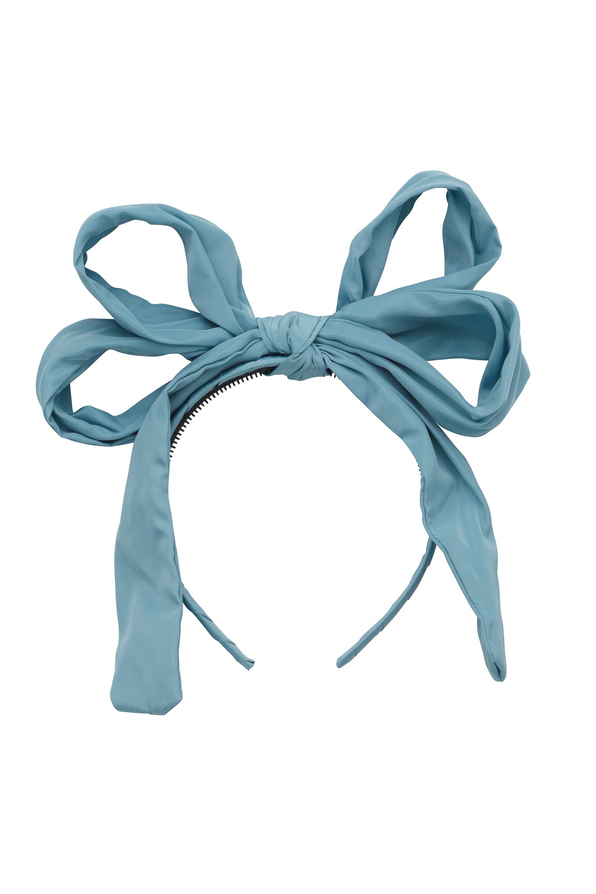 Double Party Bow Headband - Light Turquoise