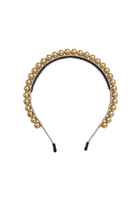 Even Pearls Headband - Gold Plated