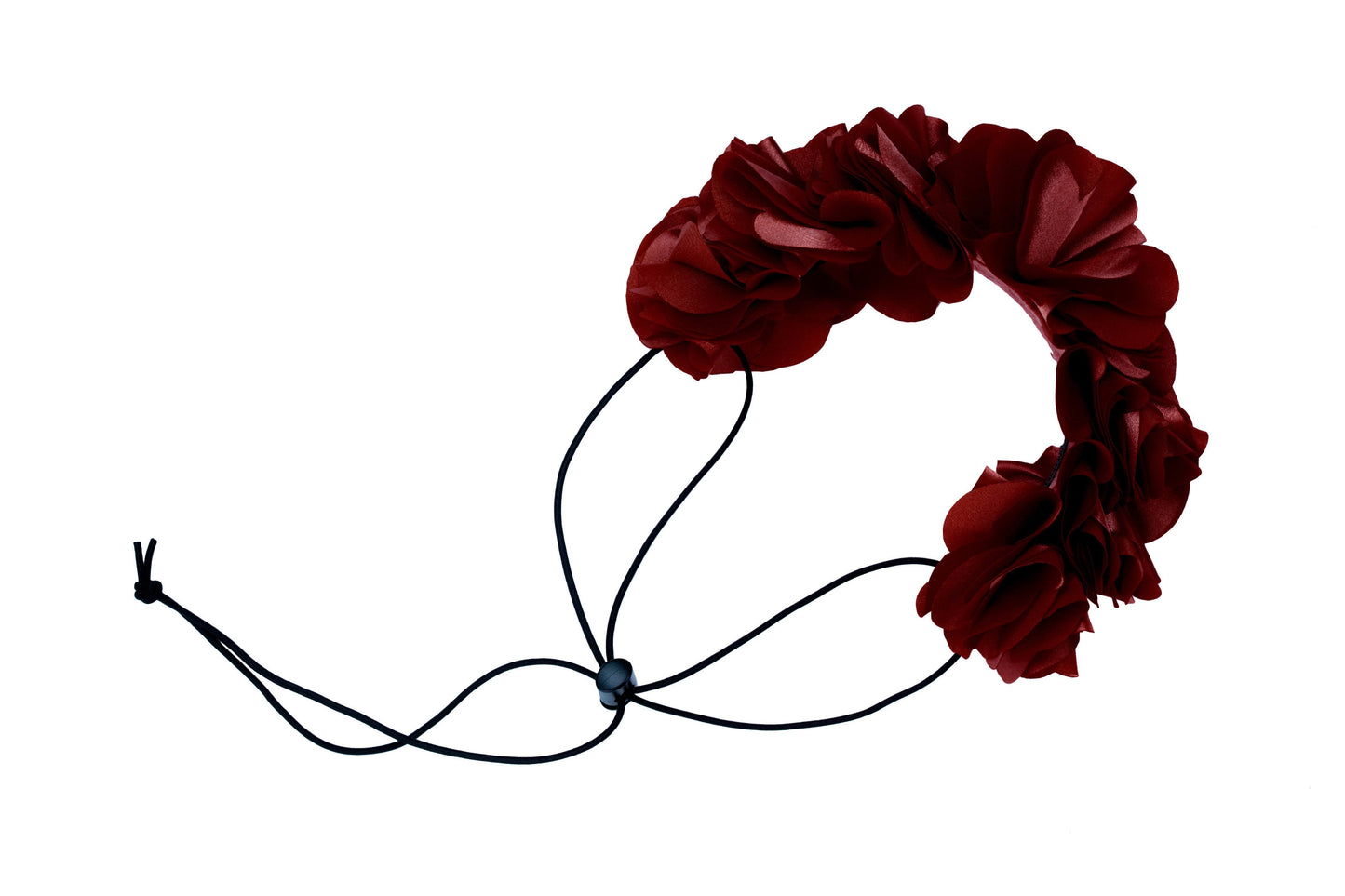 Floral Wreath Petit - Burgundy