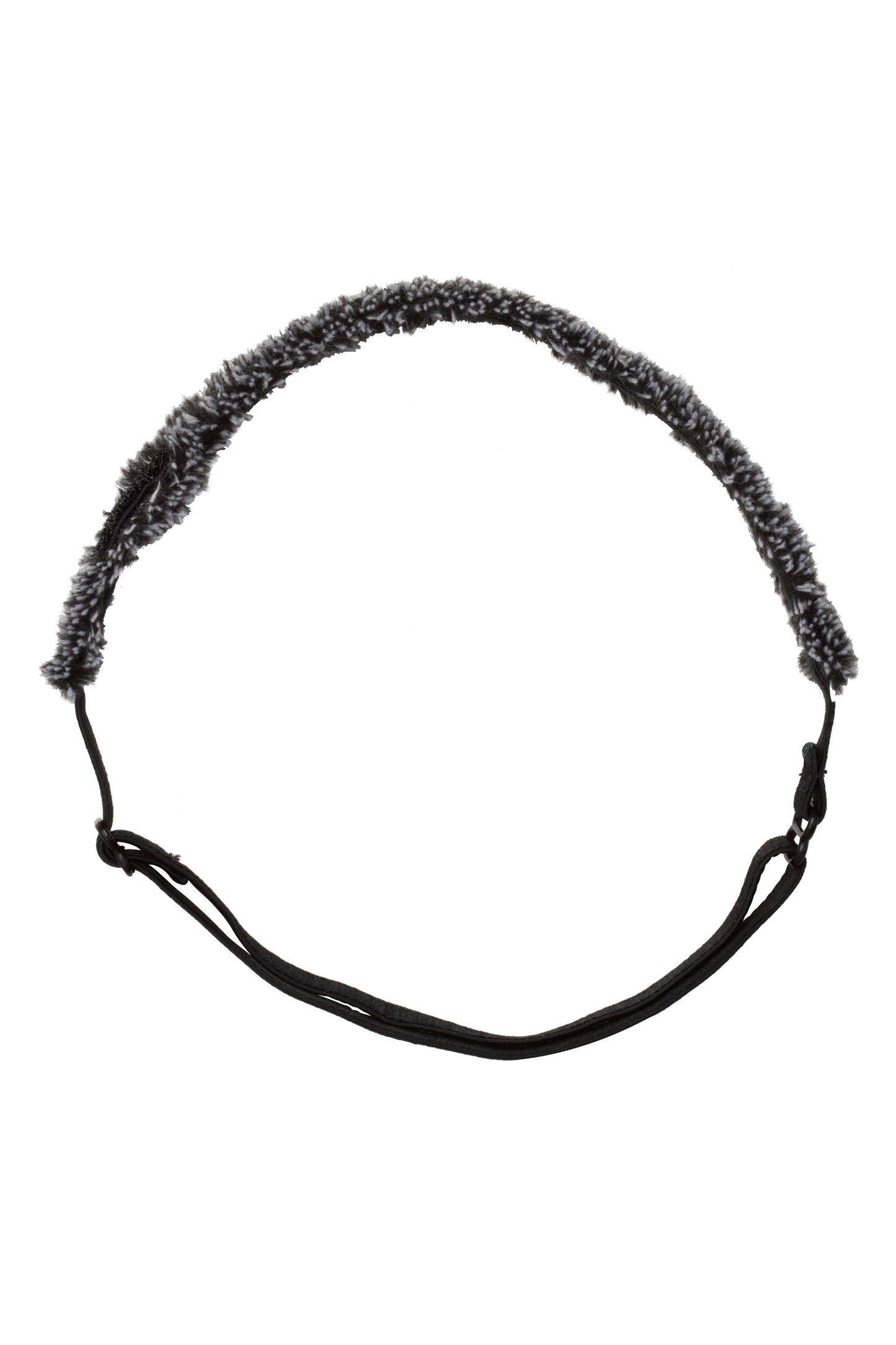 Flat Fringe Wrap - Black/White