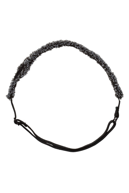 Flat Fringe Wrap - Black/White