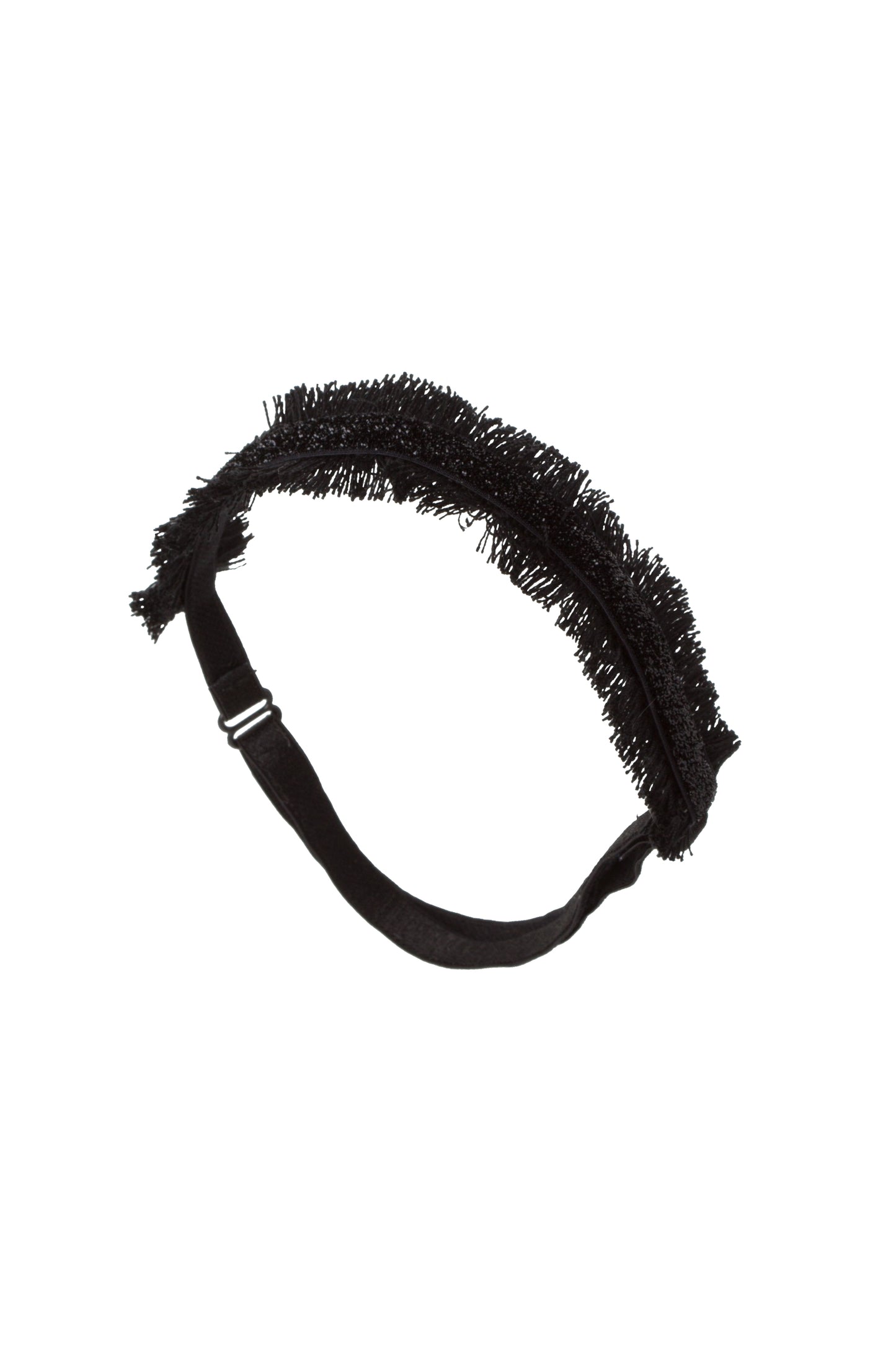 Flat Fringe Wrap - Black