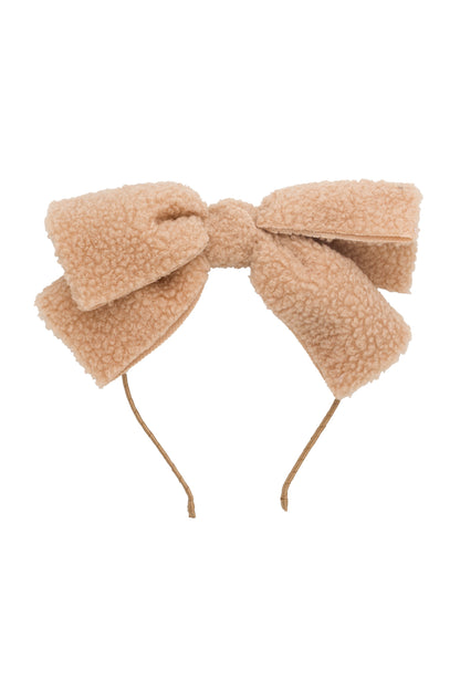 Fuzzy Floppy Headband - Tan