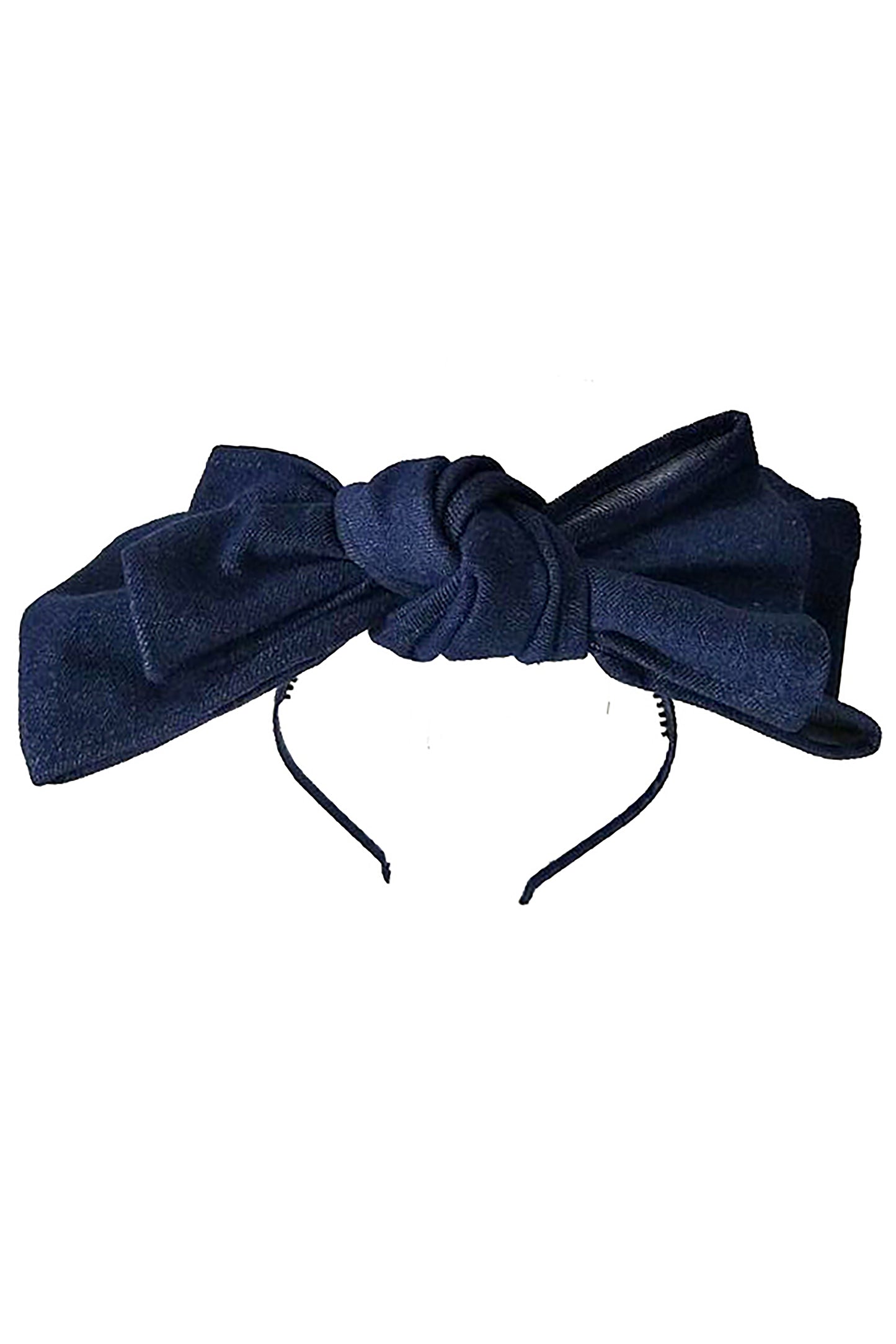 Floppy Denim Headband - Dark Blue Denim