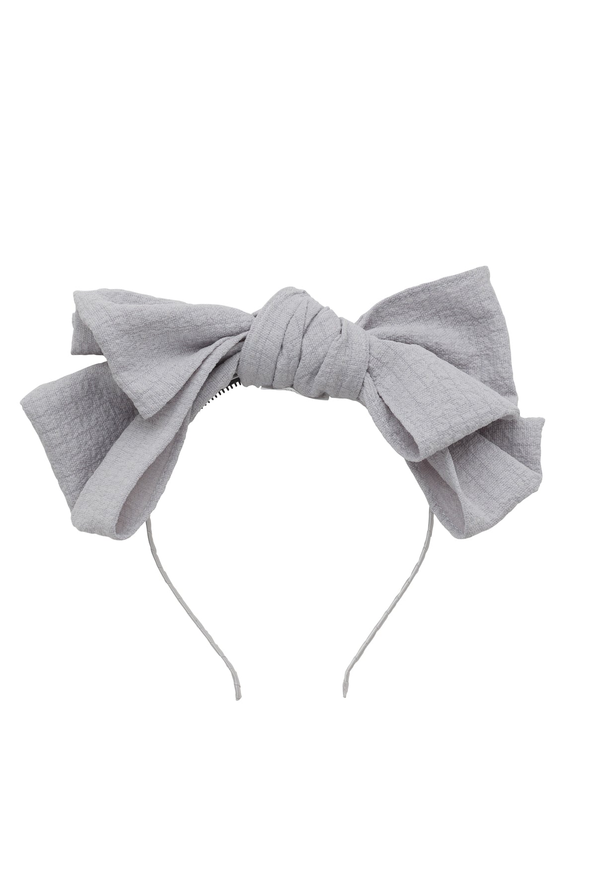Floppy Muslin Headband - Light Grey