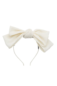 Floppy Muslin Headband - Off White