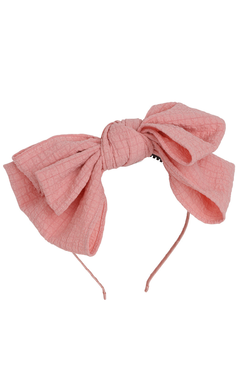 Floppy Muslin Headband - Pink
