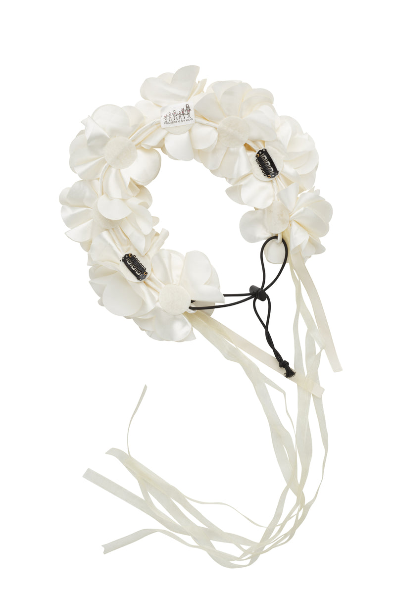 Floral Wreath Full - Dove Ivory