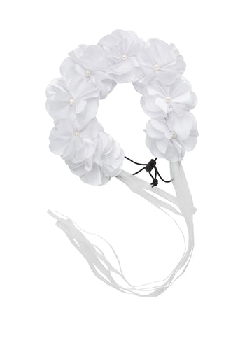 Floral Wreath Full - White
