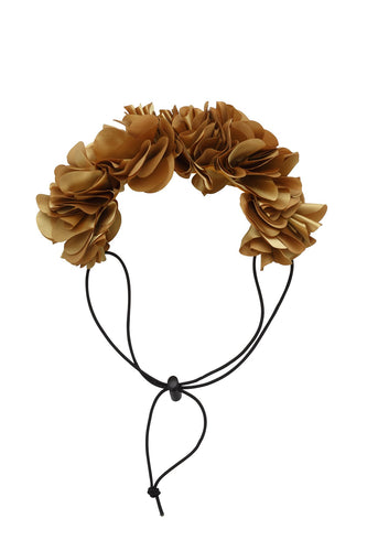 Floral Wreath Petit - Gold - PROJECT 6, modest fashion