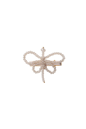 Glass Butterfly Clip - Clear