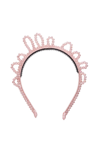 Glass Princess Headband - Pink
