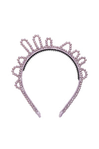 Glass Princess Headband - Lilac