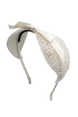 Golden Winged Headband - Ivory