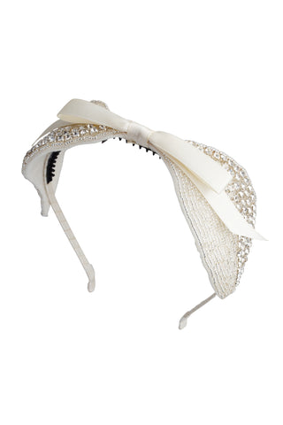Golden Winged Headband - Ivory