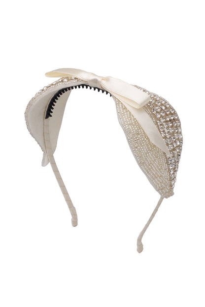 Golden Winged Headband - Ivory