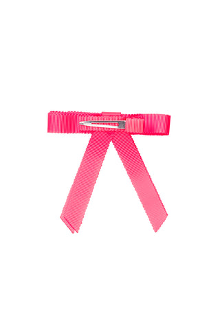 Grosgrain Bow Clip Set (2) - Passion Fruit