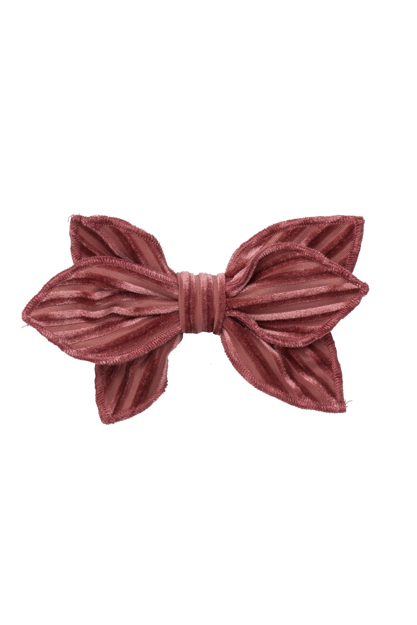 Growing Orchid Clip - Rose Velvet Stripe