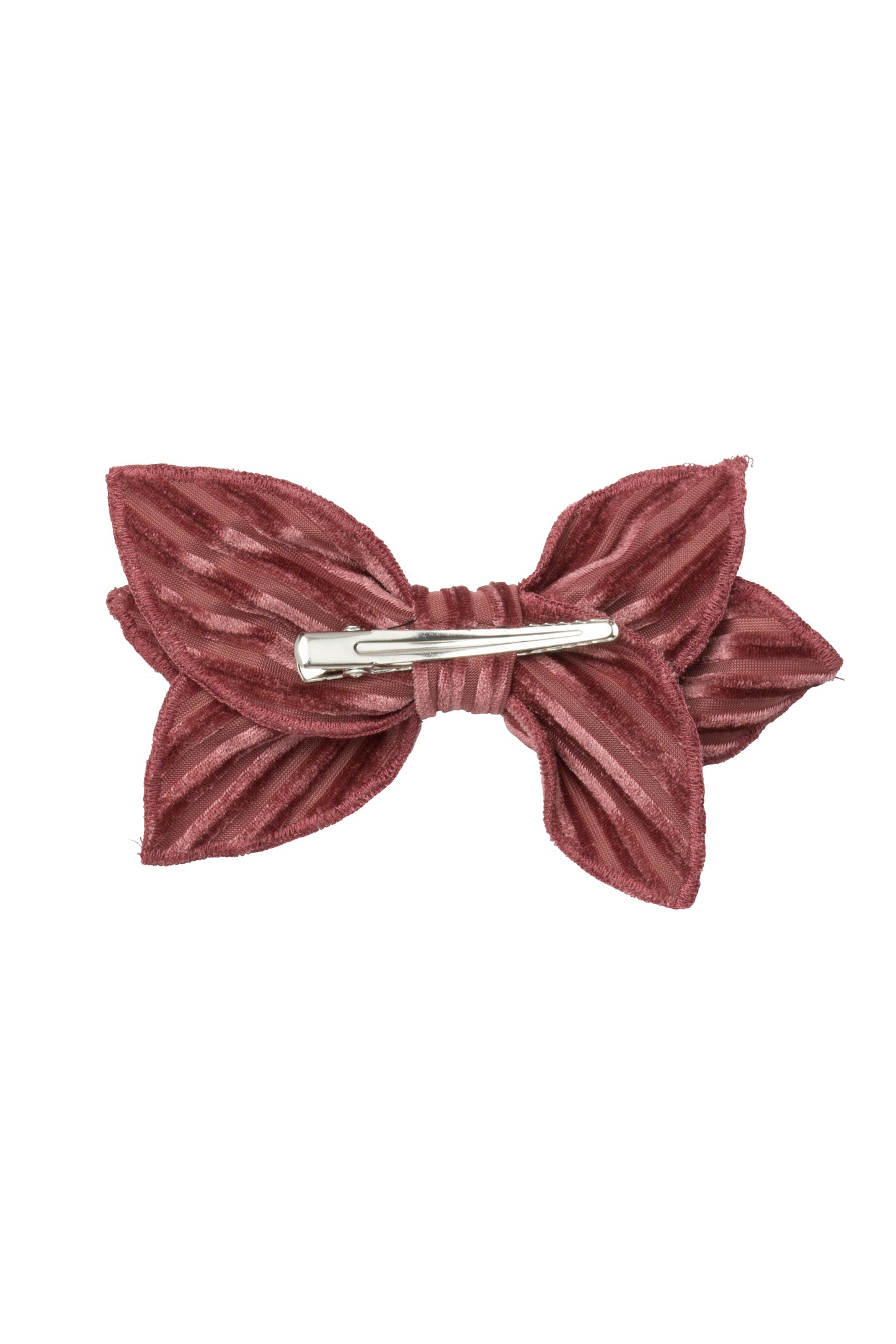 Growing Orchid Clip - Rose Velvet Stripe