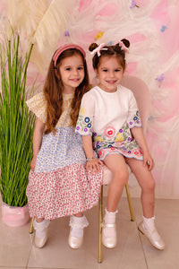 Grosgrain Bow Clip Set (2) - Light Pink