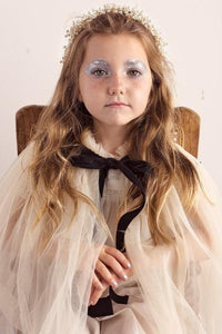 Clustered Wreath - Crystals with Pale Gold Ribbon - PROJECT 6, modest fashion