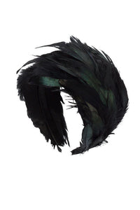 Feather Headband - Black