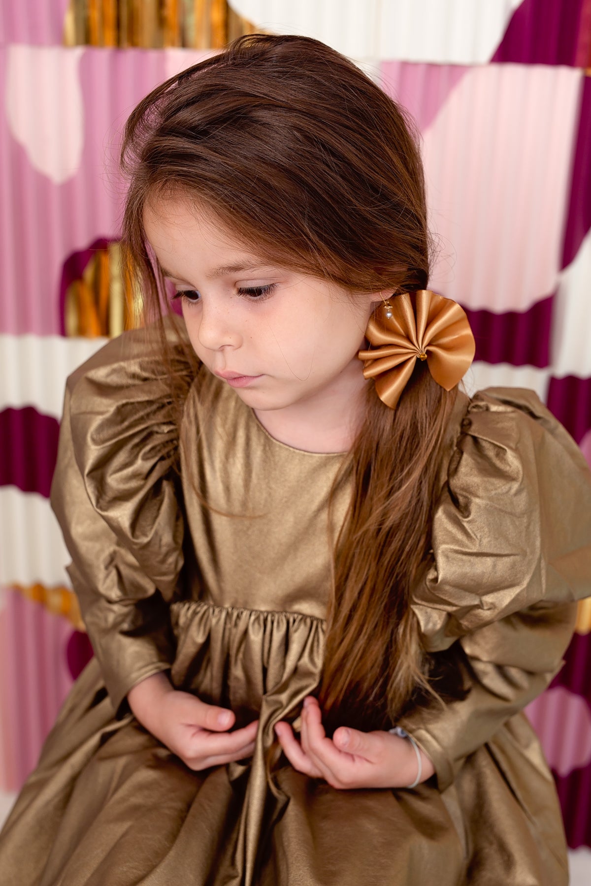 Pirouette Clip (1 pc) - Burgundy Sherry