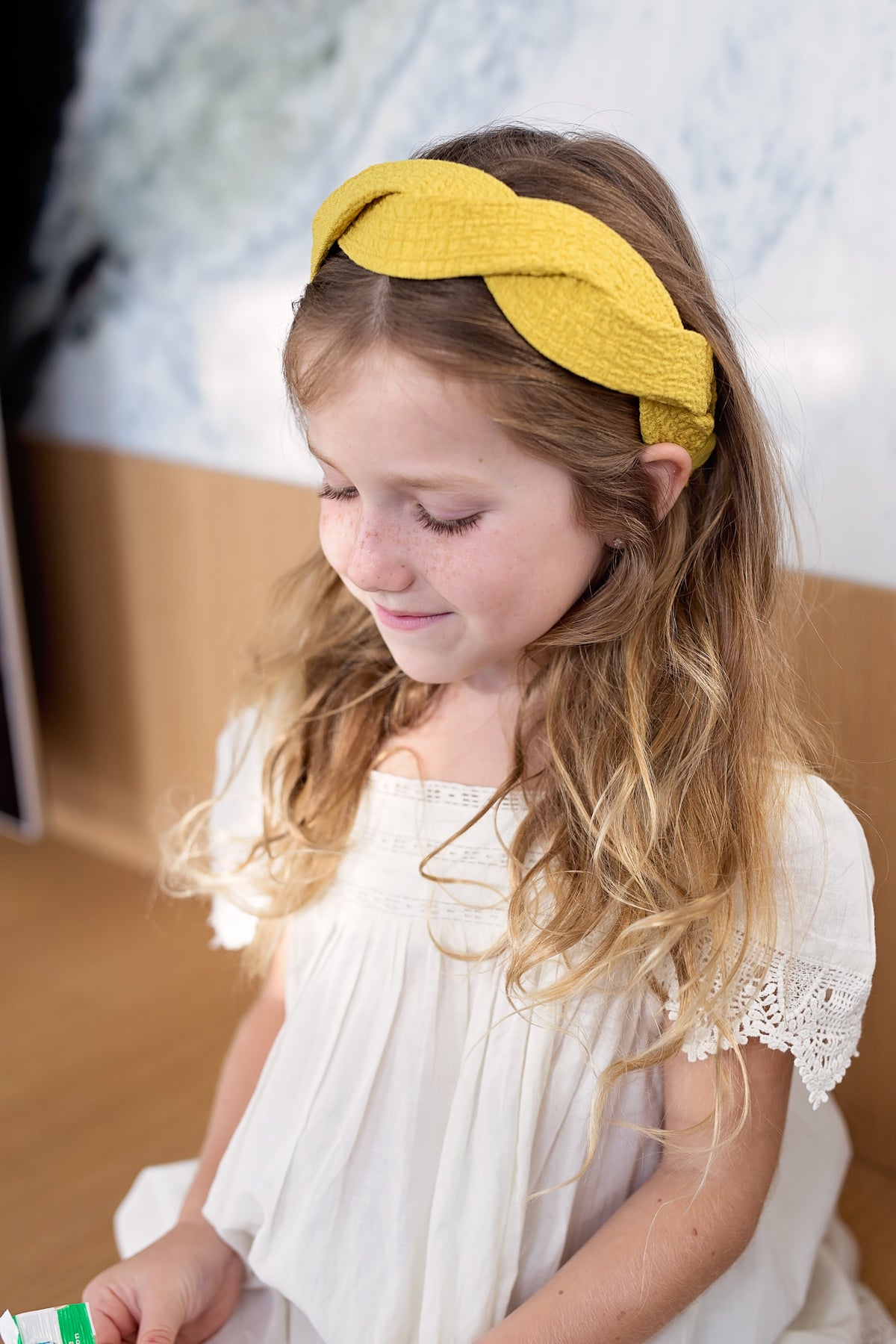 Octagon Headband - Mustard