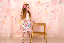 Waterfall Fringe Bow Clip - Pink