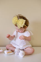 Tulle Pearl Wrap - Yellow