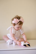 Pleated Ribbon Wrap - Blush